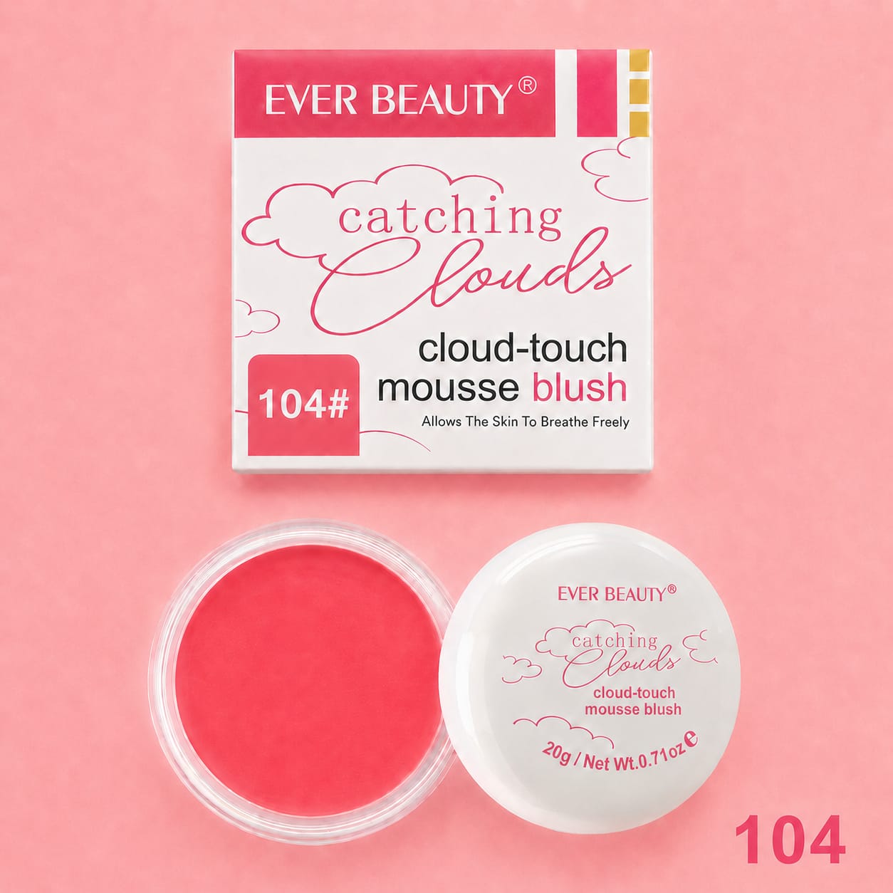 Ever Beauty Catching Clouds Blush packaging