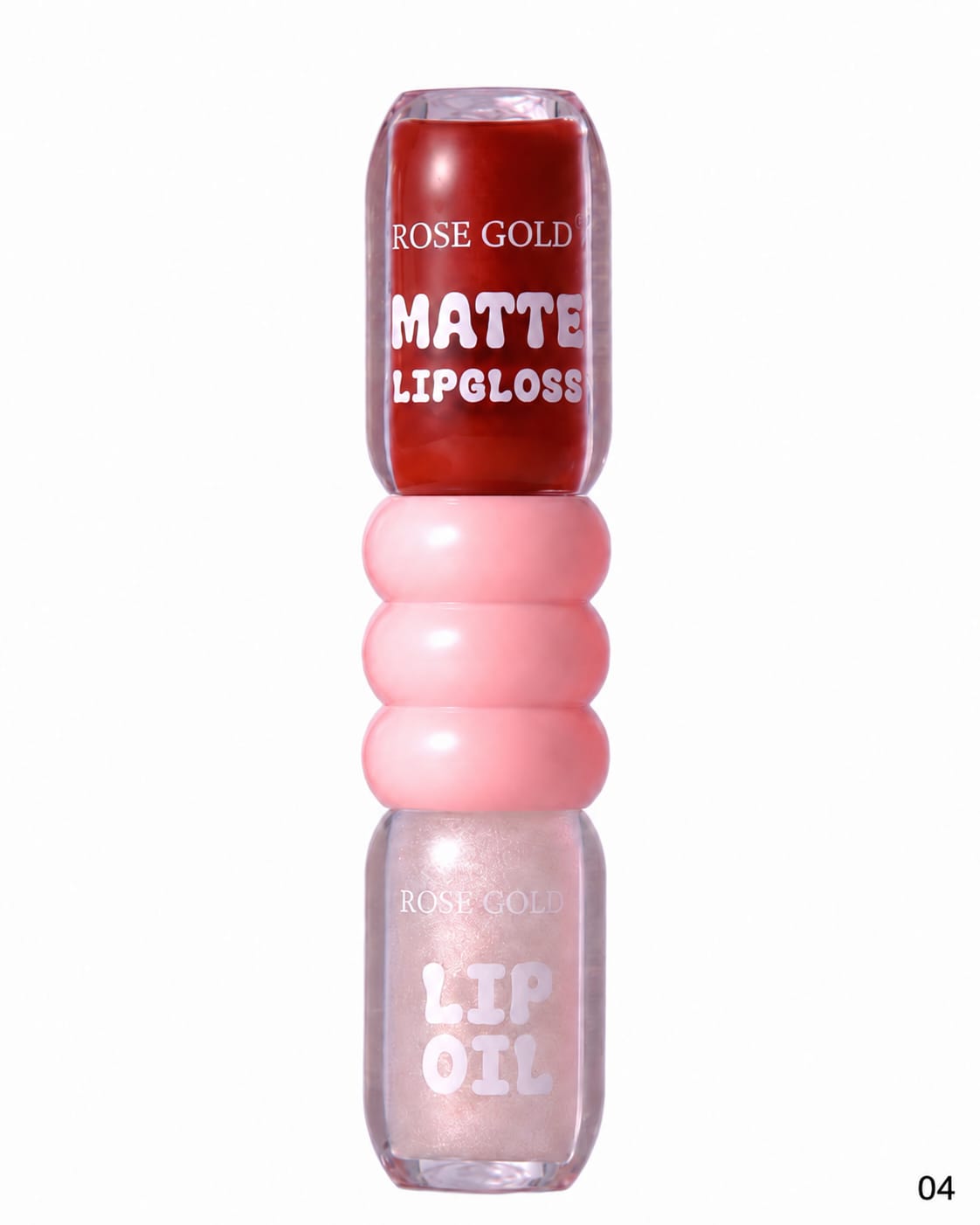 Rose Gold Lip Gloss and Lip Oil swatch