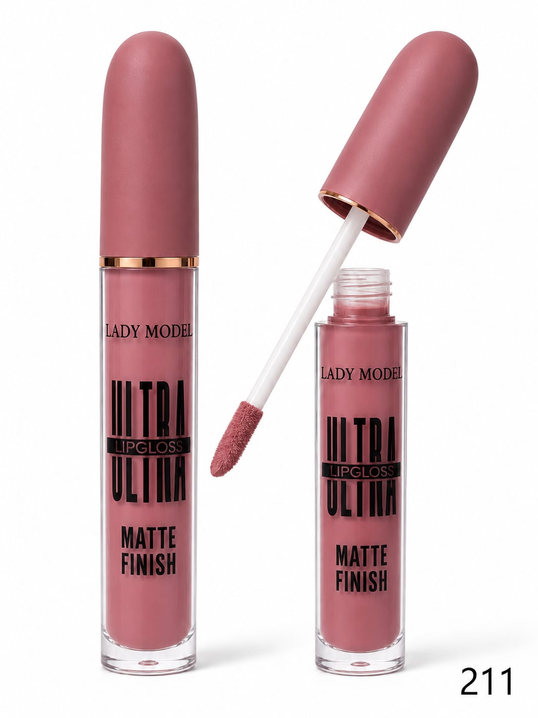 Lady Model Matte Lipgloss packaging
