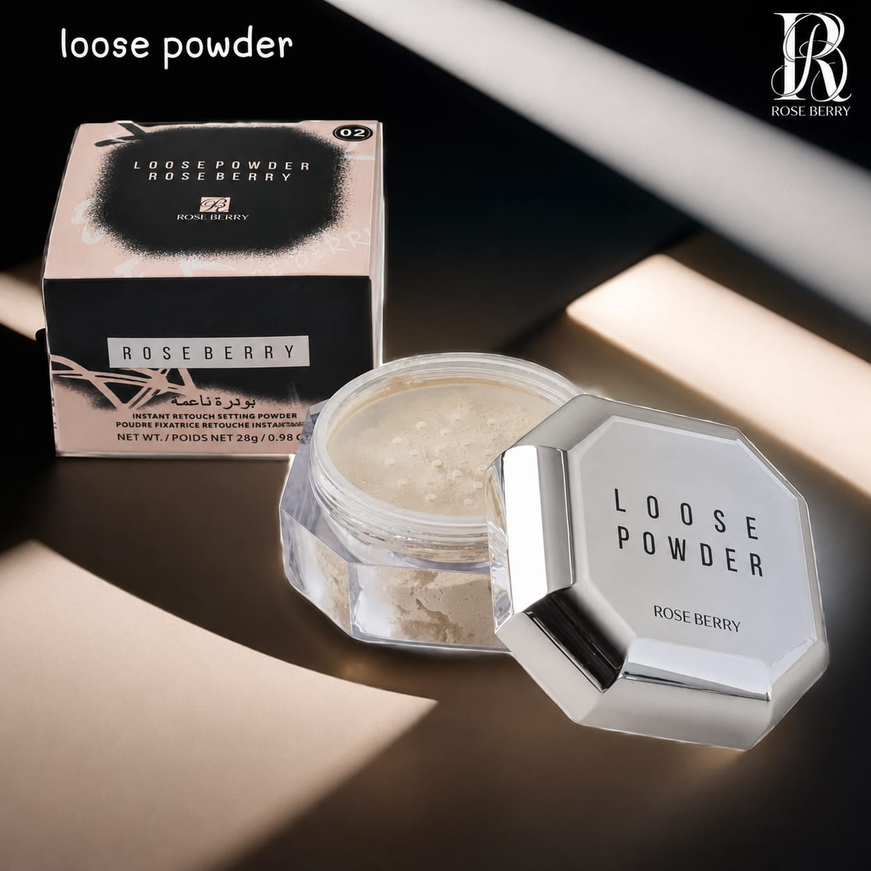 RoseBerry - Superfine & Weightless Loose Setting Powder
