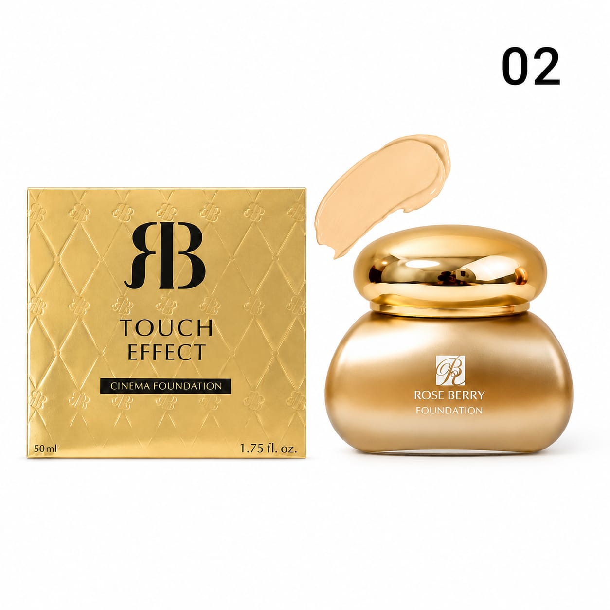 RoseBerry Touch Effect Waterproof Cinema Foundation