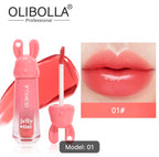 Olibolla - Rabbit Edition Mirror Lip Glaze, Jelly-like Hydrating Finish, Transfer-Proof and… product image 2