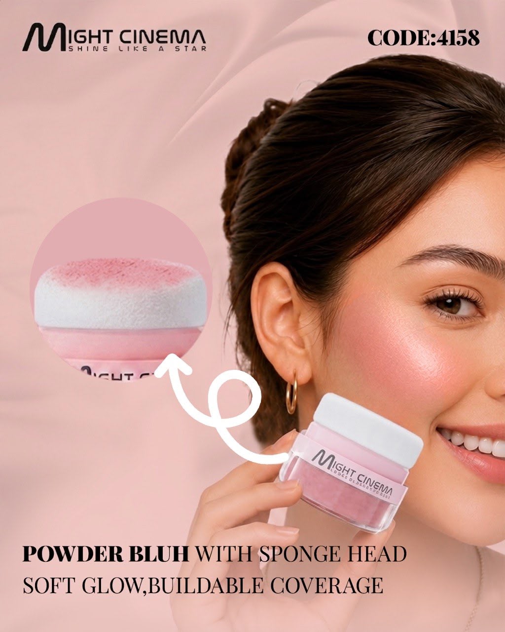Might Cinema Loose Blush Powder