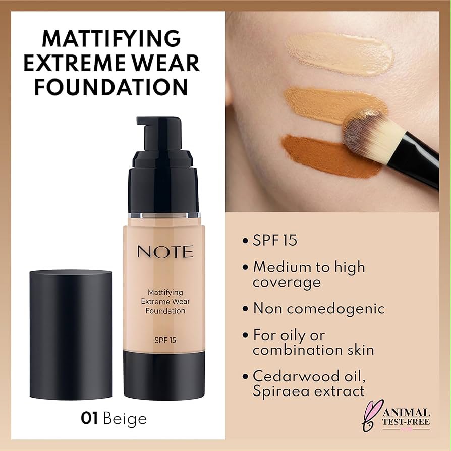 NOTE Mattifying Extreme Wear Foundation