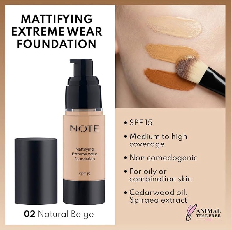 NOTE Mattifying Extreme Wear Foundation