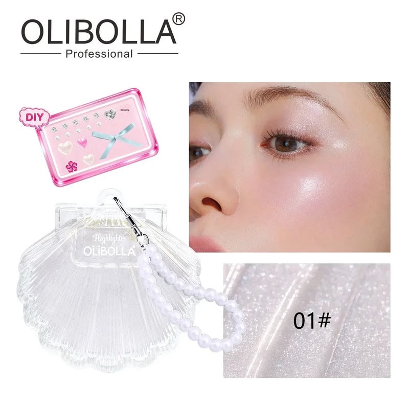 Olibolla Shell Bling 3D Highlighter Blush