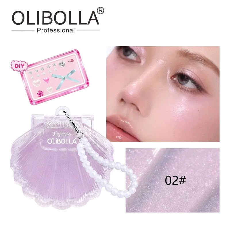 Olibolla Shell Bling 3D Highlighter Blush