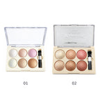 Two YH6119A highlighter and blusher palette variants 01 and 02 side by side