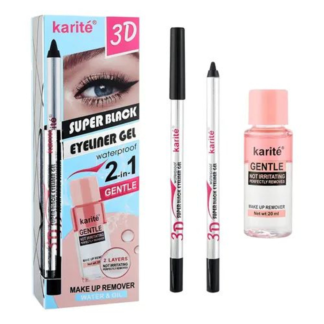 Super Black Eyeliner Gel and Makeup Remover product image