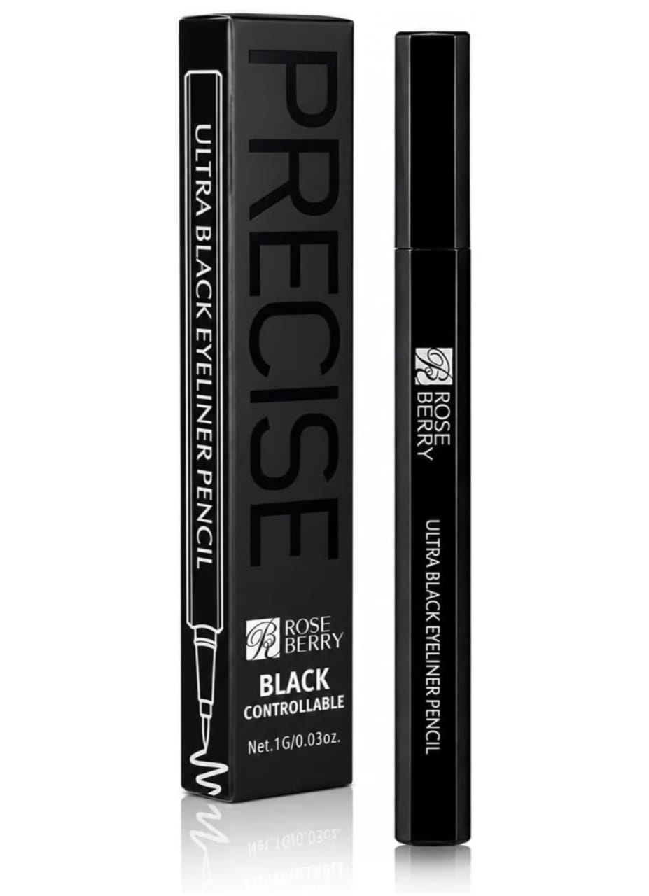 RoseBerry Ultra Black Eyeliner Pencil – product image 1 | صورة المنتج 1