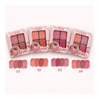Dodo Girl Blusher palettes and color range shades 01 to 04