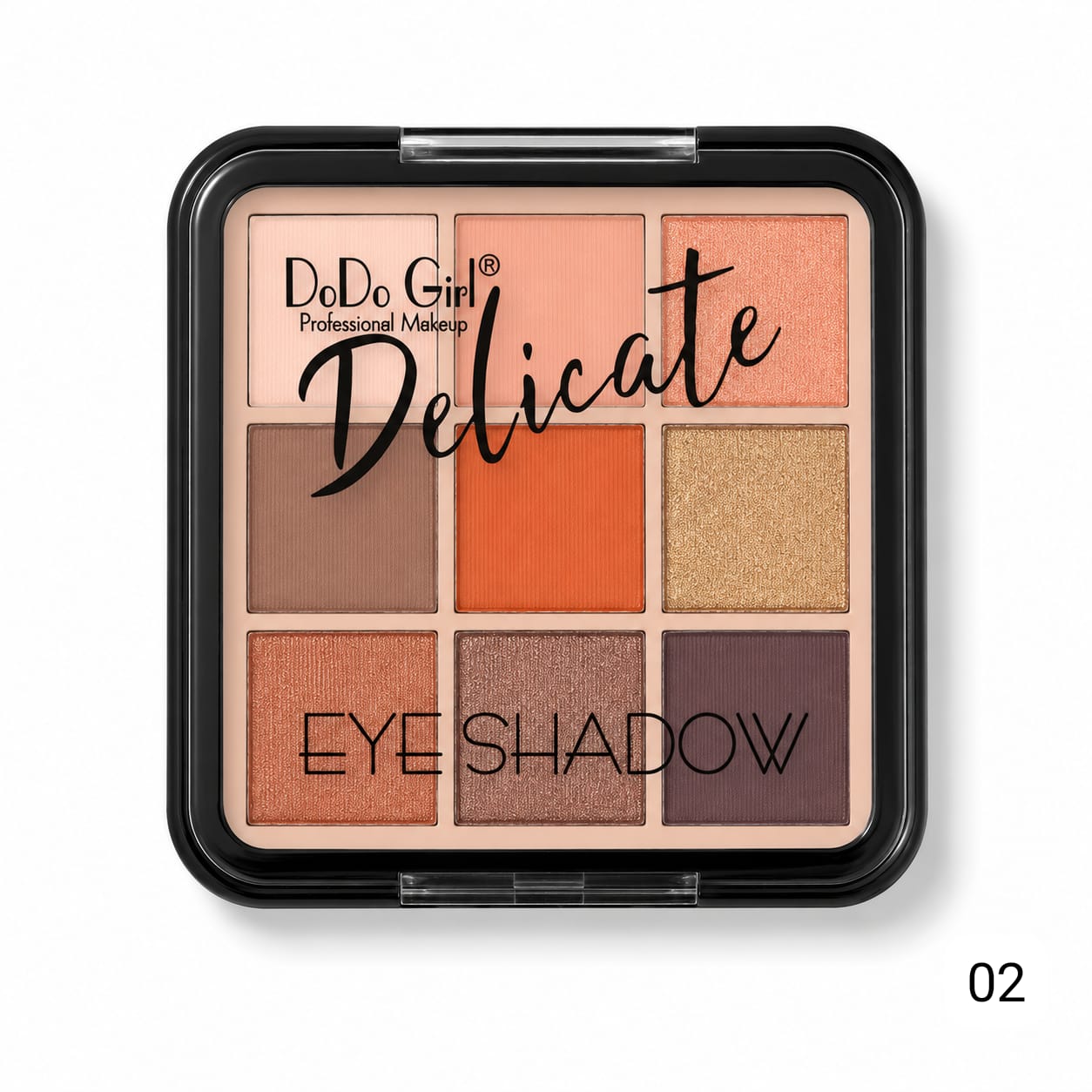 Dodo Girl Delicate Eyeshadow Palette shade detail