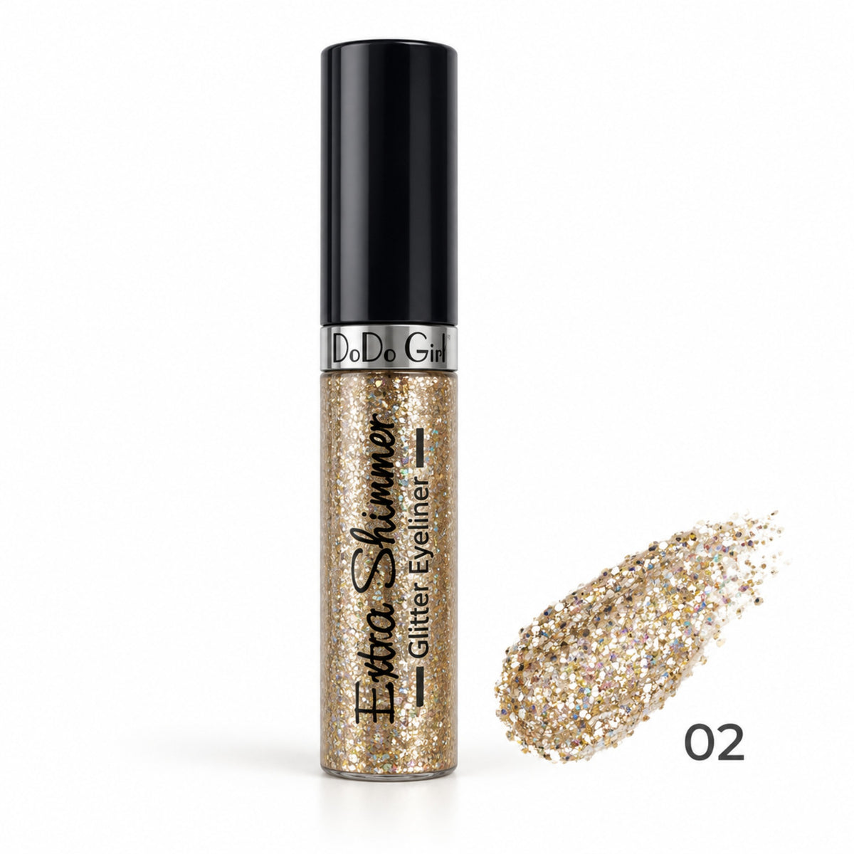 Dodo Girl Extra Shimmer Glitter Eyeliner shade 02 Champagne