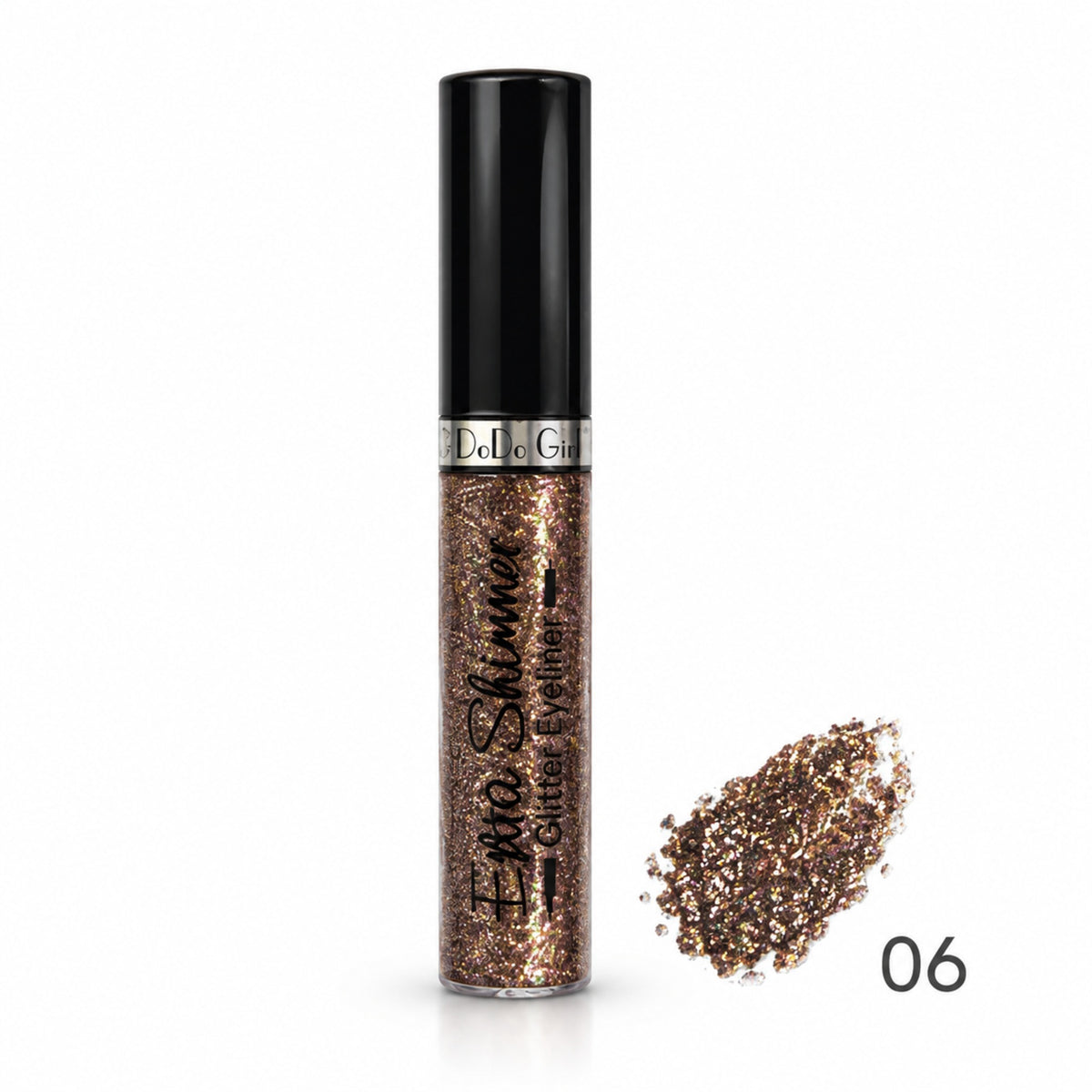 Dodo Girl Extra Shimmer Glitter Eyeliner shade 06 Deep Bronze