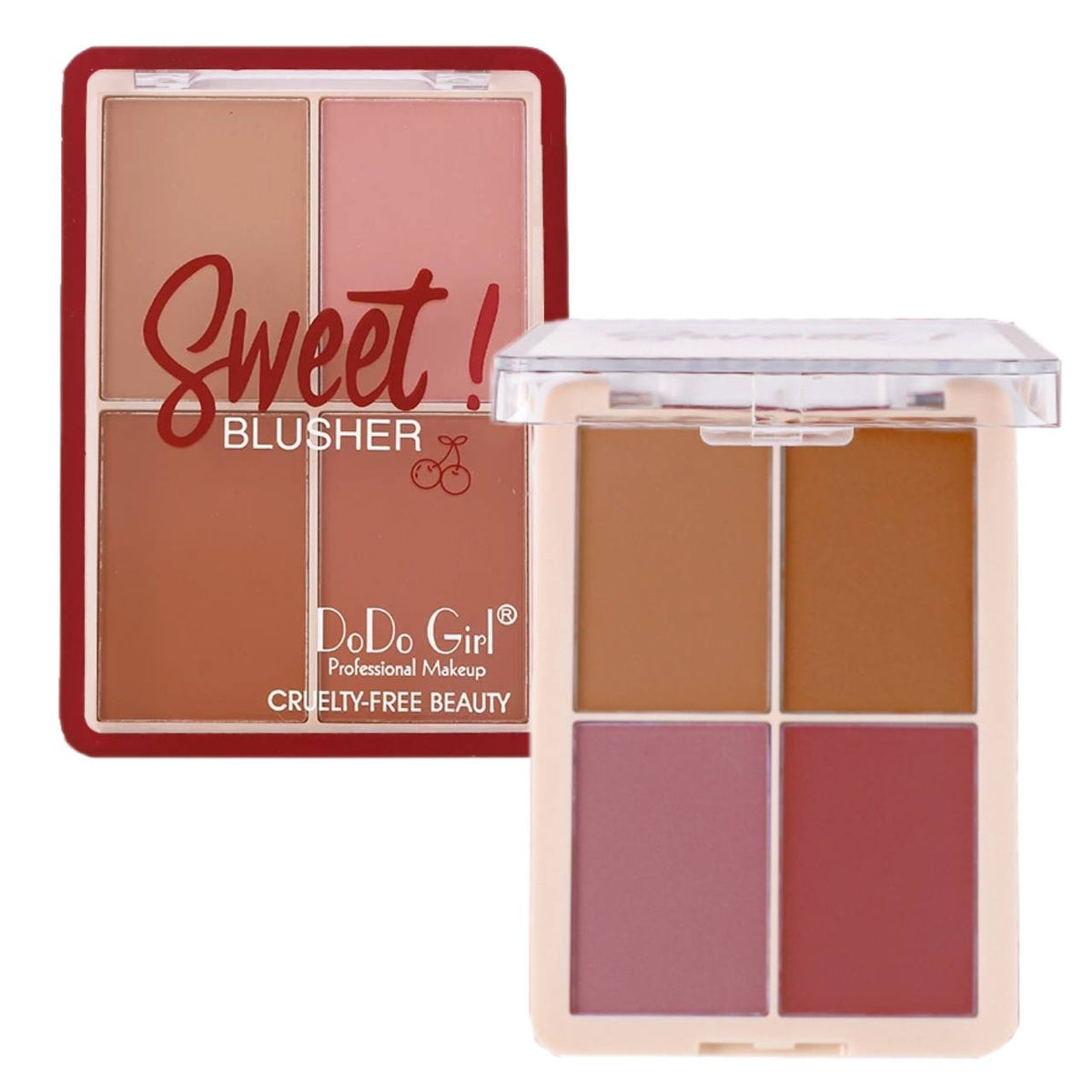 DoDo Girl Sweet Blusher 4-Color Blush