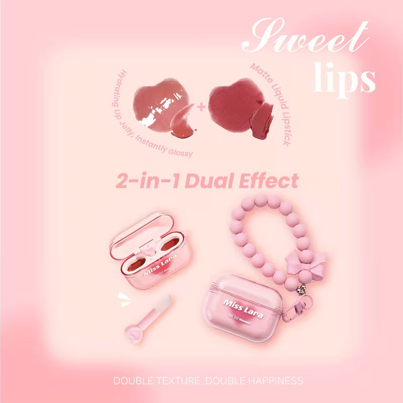 Miss Lara 2-in-1 Matte & Gloss Lip Duo