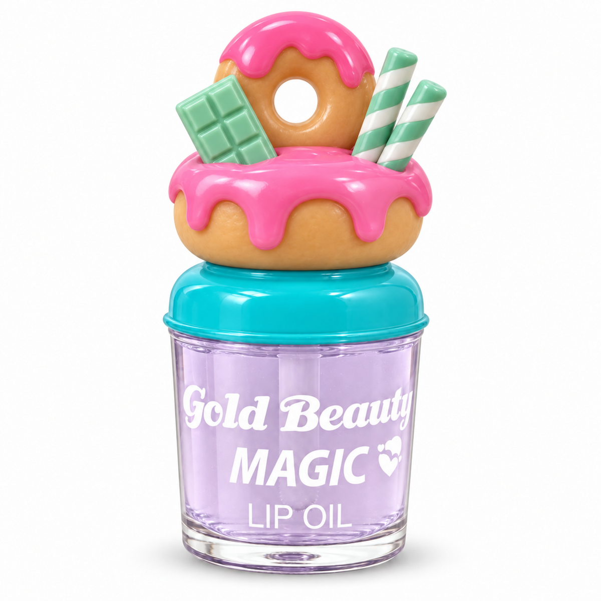 Gold Beauty Magic Lip Oil A178 – Donut | زيت شفاه جولد بيوتي