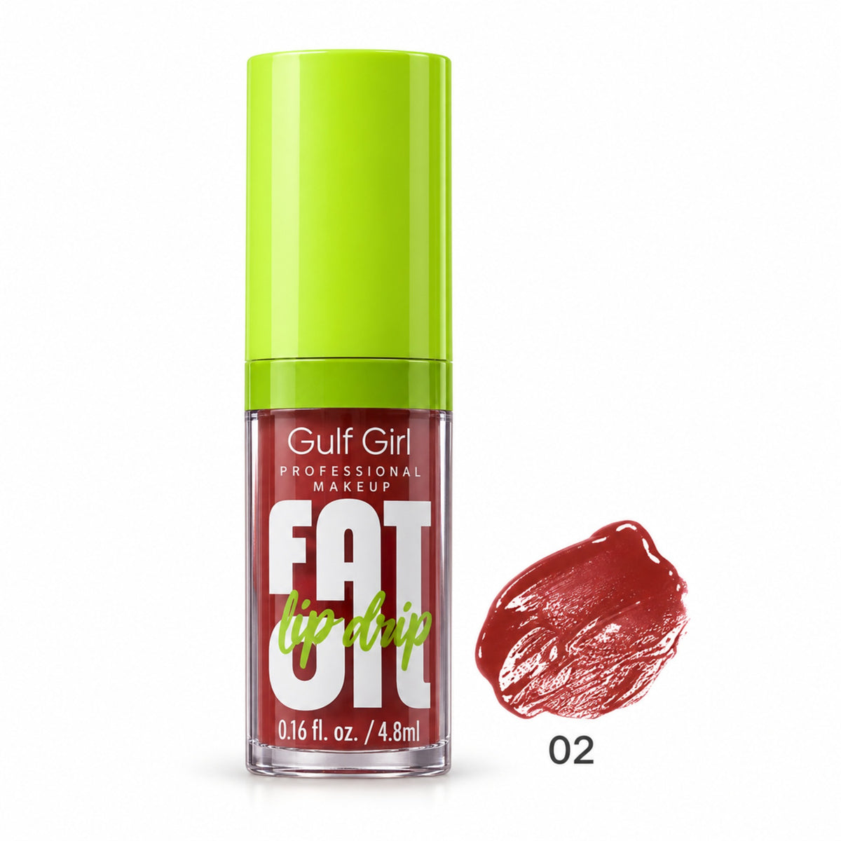 Gulf Girl FAT Oil Lip Drip shade 02 red