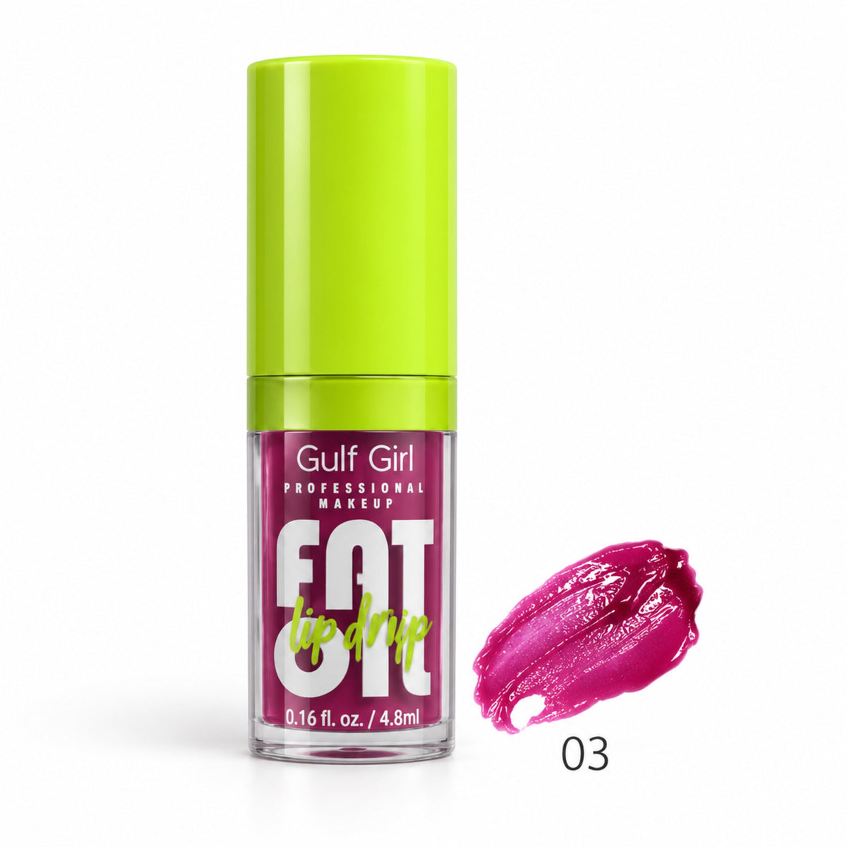 Gulf Girl FAT Oil Lip Drip shade 03 bright pink