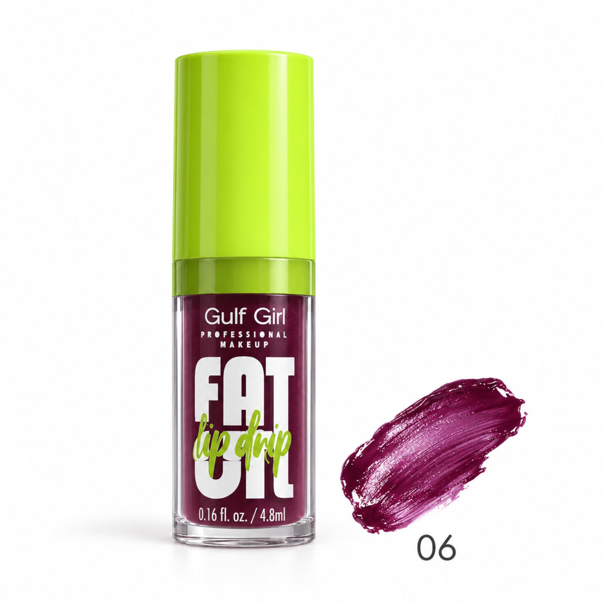 Gulf Girl FAT Oil Lip Drip shade 06 deep plum