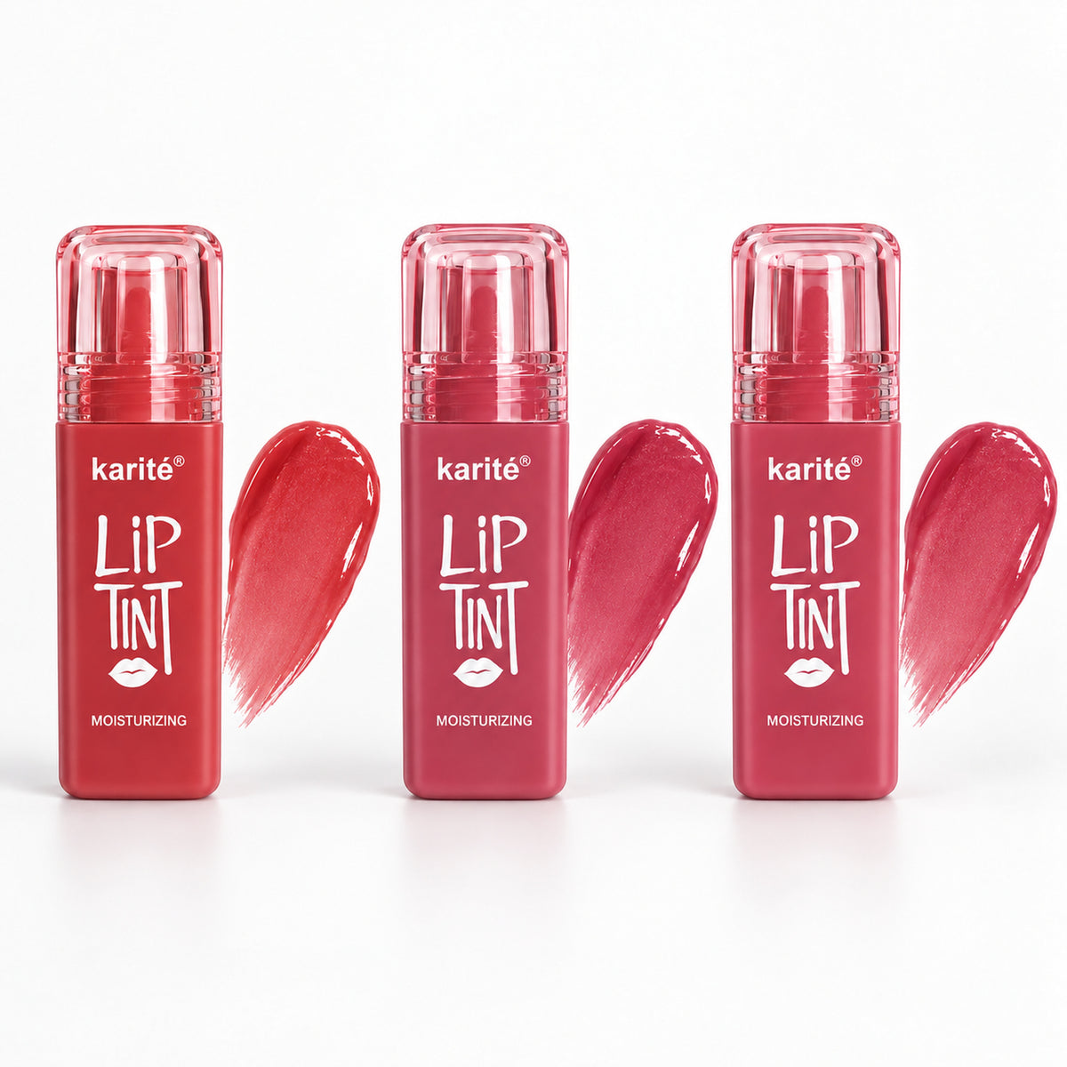 Karité Lip Tint three shade collection group hero