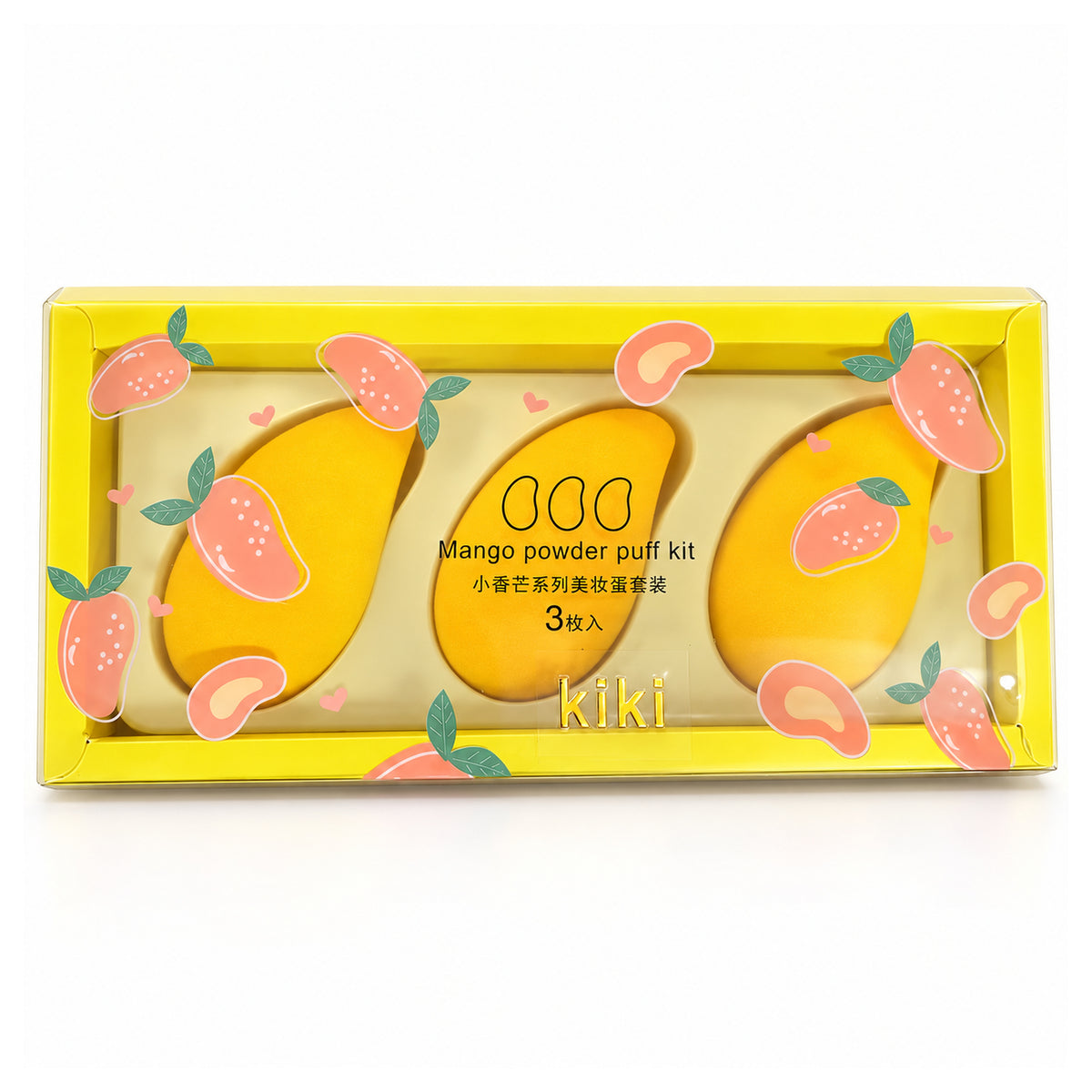 Kiki Mango Powder Puff Kit 3 Pieces product view
