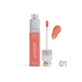 Marom artskin Addict hydrating lip tint in shade 01, a soft peach colour with a precision applicator and swatch.