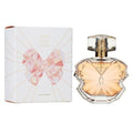 Marom Avon Eve Become eau de parfum in a butterfly-shaped glass bottle with its matching white and pink box.
