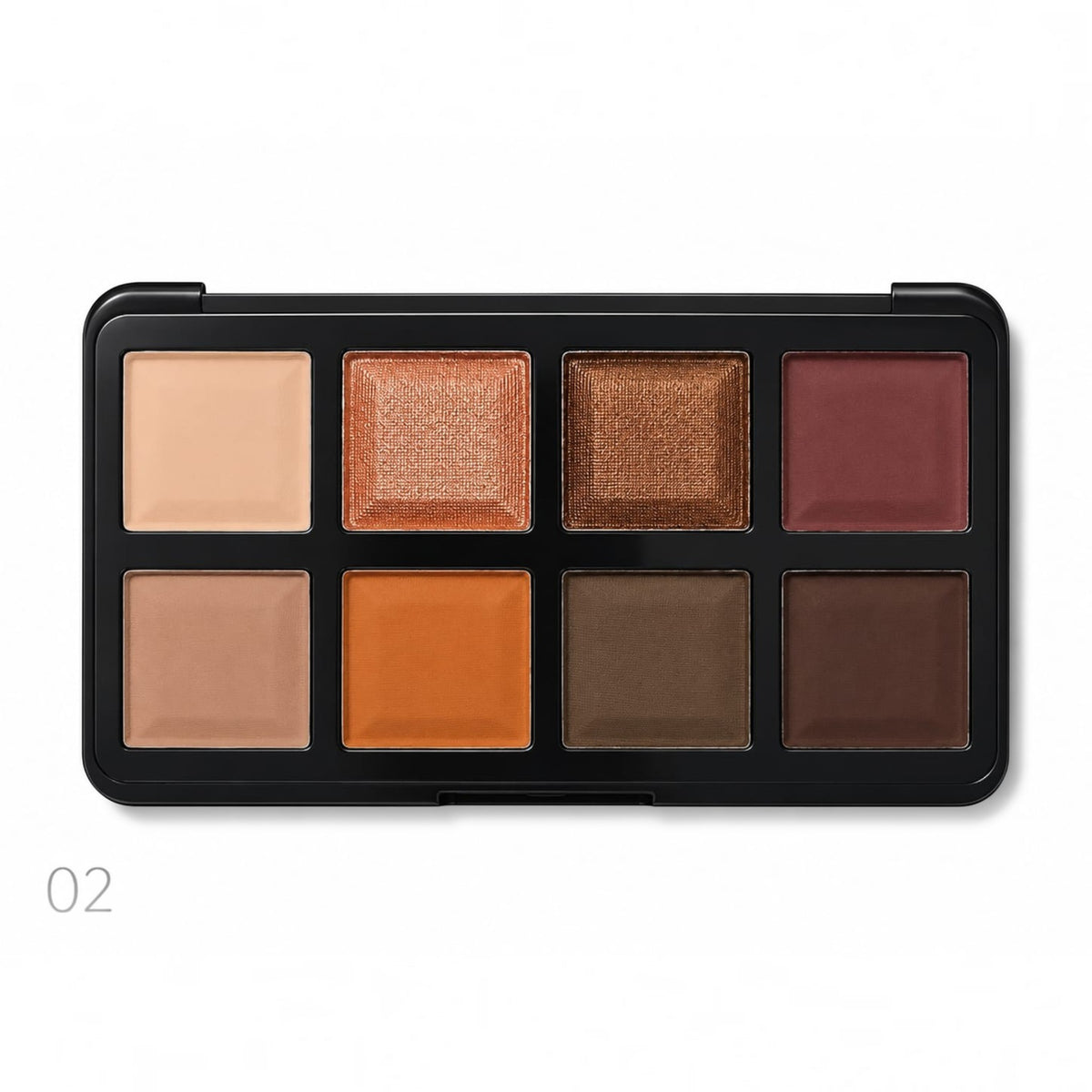 Marom Dodo Girl Eyeshadow Ultimate Flowkit palette in shade 02 featuring warm matte and shimmer brown tones