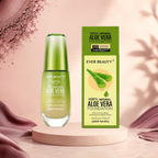 Marom Ever Beauty 100% natural aloe vera foundation bottle and box in shade 102 with green packaging