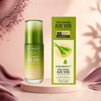 Marom Ever Beauty 100% Natural Aloe Vera Foundation in shade 103 with its green glass bottle and matching product box.