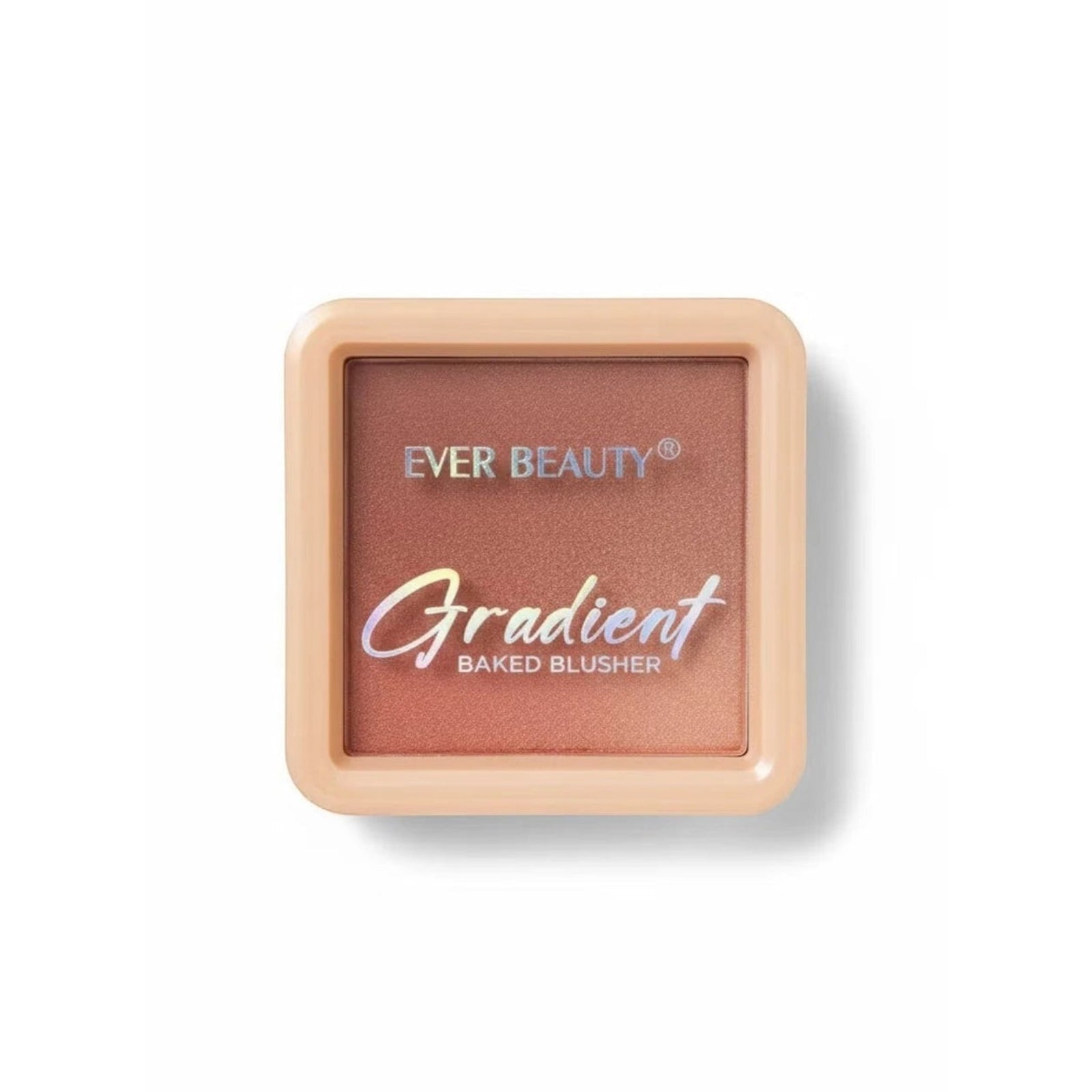 Marom Ever Beauty gradient baked blusher in a square compact with blendable, buildable warm-toned powder.