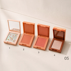 Marom Ever Beauty 4-in-1 powder blush palette featuring four compacts with varied matte and shimmer shades.