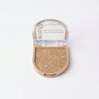 Marom ROMANTIC COLOR high-definition gold shimmer face palette in a compact case for a luminous glow.