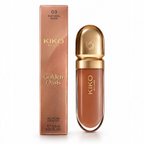 Marom KIKO MILANO Golden Oasis 3D Hydra Lipgloss in shade 03 Natural Rose with its elegant gold-accented packaging.