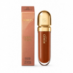 Marom KIKO MILANO Golden Oasis 3D Hydra Lipgloss in shade 05 Pearly Warm Mauve with gold cap and matching box