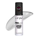 Marom L.A. Girl Pro Color Foundation Mixing Pigment in a clear 30ml squeeze tube for custom shade adjustment