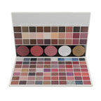 Marom Might Cinema 105-color professional eyeshadow palette with matte and shimmer finishes in a white case.