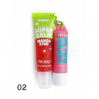 Marom Pops! Mini Tango Super Balm duo set featuring a mango kiwi squeeze tube and a pink glossy butter balm stick.