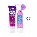 Marom Pops! Mini Tango Super Balm duo set featuring a purple mango kiwi squeeze tube and a glossy butter balm stick.