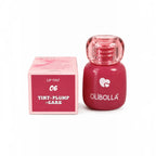 Marom Olibolla transfer-proof lip tint, plump and care bottle in shade 06 with matching pink product box
