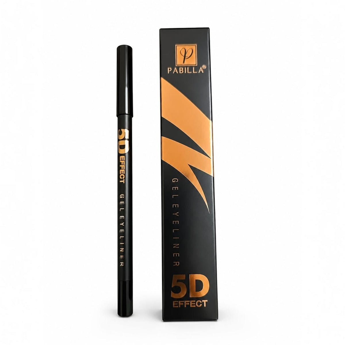 Marom Pabilla 5D Effect gel eyeliner pencil in black with matching branded retail packaging box