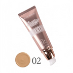 Marom Roseberry Lasting Long BB Cream shade 02 in a metallic rose gold tube with SPF 50+ protection