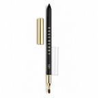 Marom ROSEBERRY black waterproof gel eyeliner pencil with a gold cap and integrated professional smudging brush