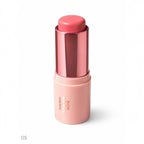 Marom Ruby Rose creamy blush stick in a vibrant pink shade with a metallic pink cap and light pink base.