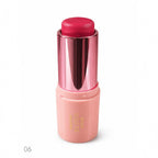 Marom Ruby Rose creamy blush stick in a vibrant pink shade with a portable twist-up applicator