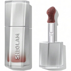 Marom SHEGLAM Glass Lock AirGloss in a mauve shade with a precision applicator and sleek silver packaging
