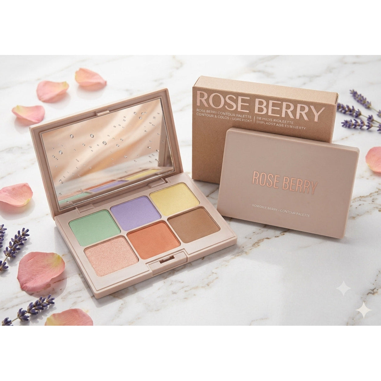 RoseBerry Multi-Fix Concealer & Color Corrector Palette