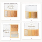 LIFETHO Moonlightglow highlighter and blusher four palette set in editorial layout