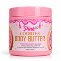 Little Pink Cookies Body Butter Whipped Body Glaze 425ml, pink jar, pink frosting label, white background